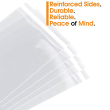 Load image into Gallery viewer, Spartan Industrial - 10" X 13" (200 Count) Crystal Clear Resealable Polypropylene Poly Bags for Packaging, Clothing &amp; T Shirts - Self Seal &amp; Reinforced
