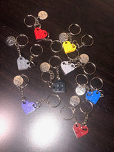 Load image into Gallery viewer, LEGO Heart Keychain - Two pieces
