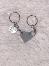 Load image into Gallery viewer, LEGO Heart Keychain - Two pieces
